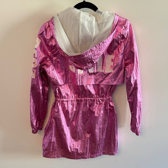 Tricotto Pink Metallic Utility Jacket - Picture 4 of 5